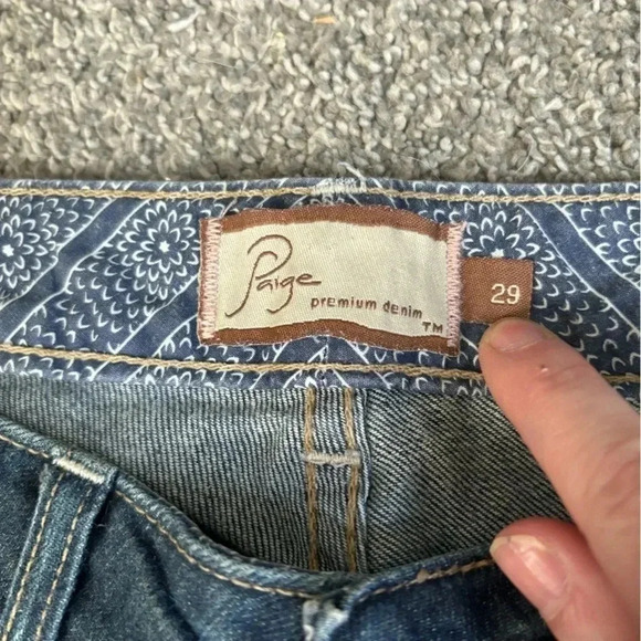 PAIGE PREMIUM LAUREL CANYON BOOTCUT Women’s Low Rise Jeans sz 29 - Picture 2 of 4